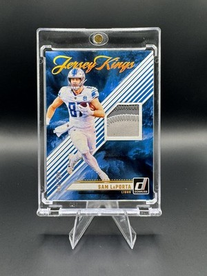 2024 Panini Donruss - Jersey Kings Sam LaPorta #JK-SLA Studio Series /100 (MEM)