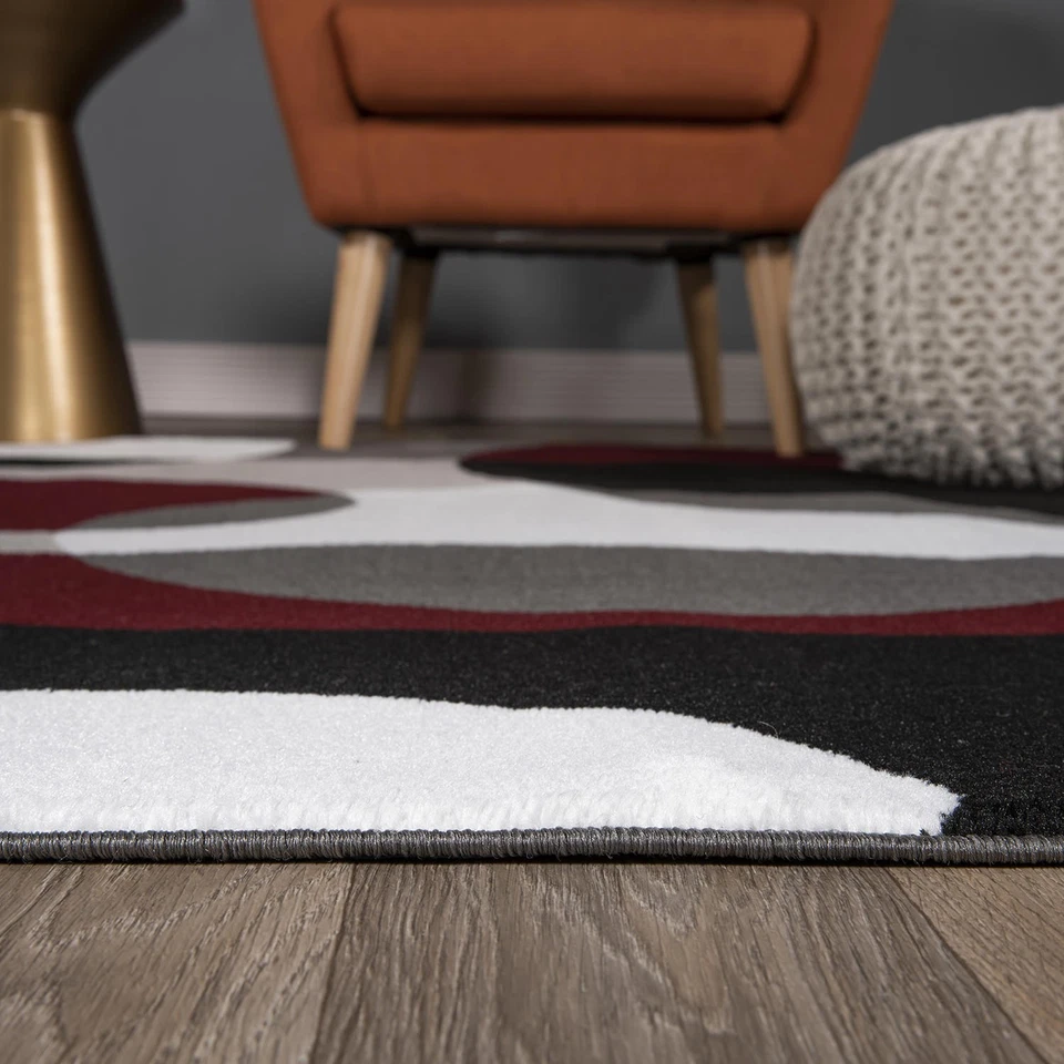 Alfombras de área Rugshop alfombras geométricas modernas para sala de estar alfombra tejida 8x10 venta Foto 3 de 4