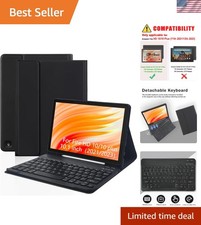 Multi-Function Keyboard Case for Amazon Fire HD 10 Plus - Adjustable  Stylish
