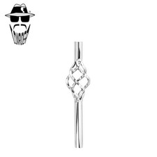 ORIGINAL LOWRIDER 25.4mmx300mm Twisted Bird Cage Chrome Seatpost Custom Bicycles