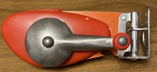 Vintage Swing-A-Way Wall Can Opener RED Mid Century Modern Used Made In USA