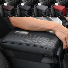 Leather Car Armrest Pad Cover For Hyundai Center Console Box Cushion Protector Leather Car Armrest Pad Cover For Hyundai Center Console Box Cushion Protector