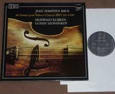 Sigiswald Kuijken/G.Leonhardt, 2LP Set, " Bach " Harmonia HM 2901 EX/NM