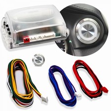 12v Ignition White Led Billet Push Button Start Stop Engine Key Conversion Kit 12v Ignition White Led Billet Push Button Start Stop Engine Key Conversion Kit