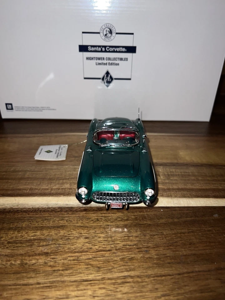 Corvette 1/24 Franklin Mint 1957 Santa's Chrismas verde 117/500 Foto 4 de 4