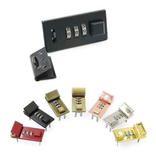 DIY Notepad Password Lock Waterproof Alloy Lock Durable Echanism Lock Luggage