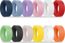12 Pack Cover Compatible with Oura Ring S for 4/5/6/7/8/9, 12 Colors
