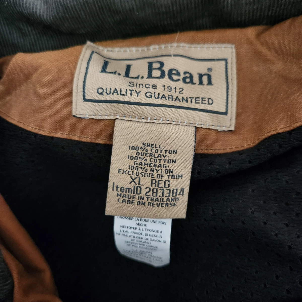 L.L. Bean Cotton Outer Shell Brown Coats, Jackets & Vests for Men