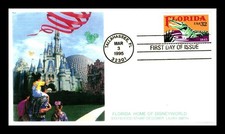 1995 FLORIDA STATEHOOD FDC DISNEY WORLD MICKEY MOUSE GENE G CACHET LTD 11/12