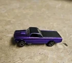 1968 Hot Wheel Redline Custom Fleetside Purple Original US Poor Condition AS-IS