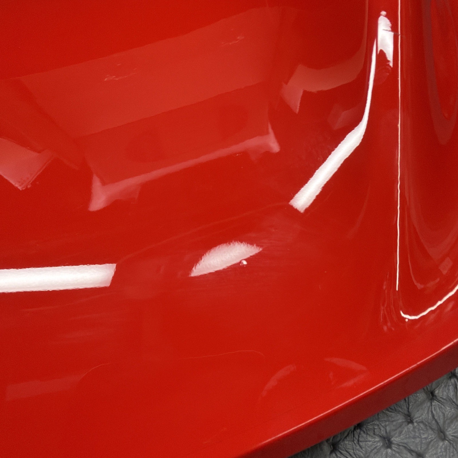 Genuine Ferrari SF90 Front Center Spoiler Cover 801664 Rosso Scuderia With PPF