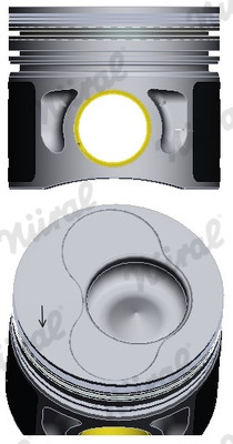 NÜRAL 87-114907-70 Kolben für AUDI,FORD,MULTICAR,SEAT,SKODA,VW