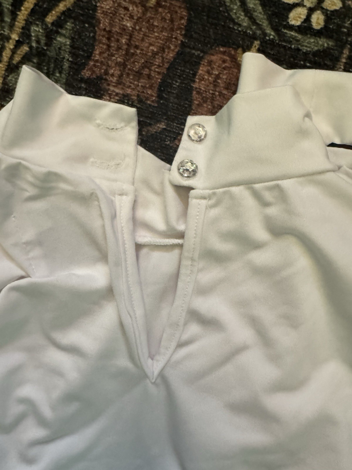 Cavalleria Toscana Swiss Dot Show Shirt Women’s Medium – White