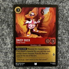 Disney Lorcana Wilds Unknown Daisy Duck 115/204 Foil