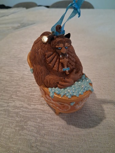 2015 Disney Store Sketchbook Ornament Bath Time For The Beast Beauty & Beast