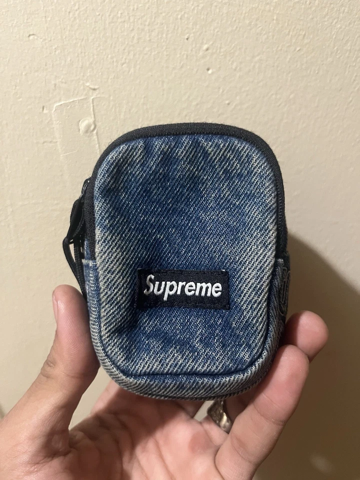 Mini bolso utilitario Supreme Denim índigo lavado Foto 2 de 4
