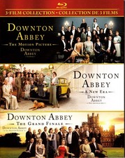 DOWNTON ABBEY 3 FILM COLLECTION BLURAY SET with Maggie Smith & Matthew Goode