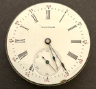 Antique 1898 Waltham Model 1890 Pocket Watch Movement Parts/Repair 6s 15j USA