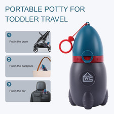 2025 Upgraded Travel Urinal for Kids,Rocket Toys Portable Emergency Urinal fo...