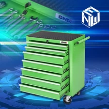 Rolling Tool Cart 7-Drawer with Lock Mechanic Toolbox Storage Tool Chest Cabinet