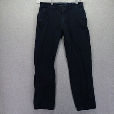 Polo Ralph Lauren Pants Mens 30x30 Chino Casual Cotton Flat Front Dark Navy Blue