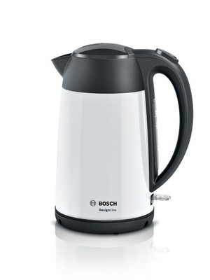 BOSCH TWK3P421 Wasserkocher (1,7 Liter, 2400 W, schwarz/weiß) #1907435