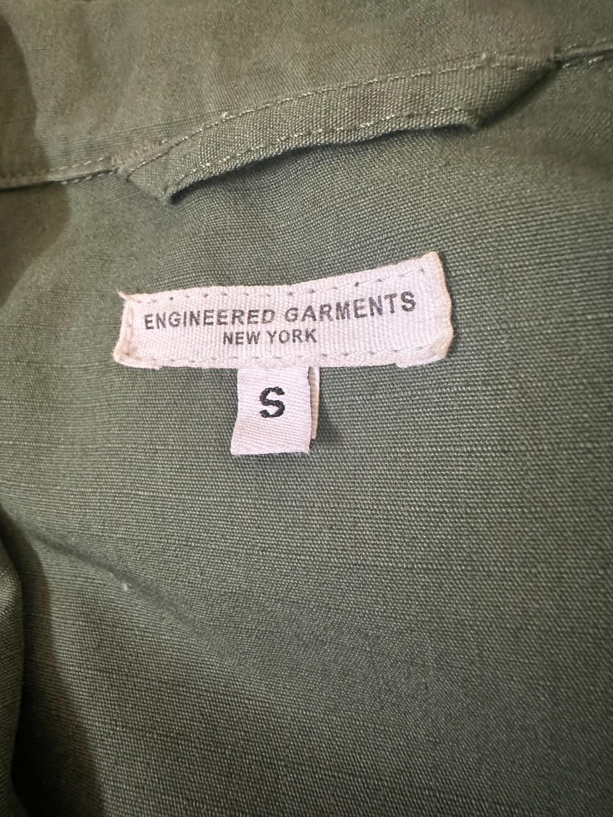 Engineered Garments Nyco Ripstop Jacket Olive Siz… - image 10