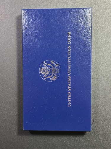 US Constitution Commemorative Proof Silver Dollar 1987 NIB - Picture 6 of 8