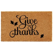 New Best Calloway Mills 102411729 Give Thanks Doormat Free Shipping