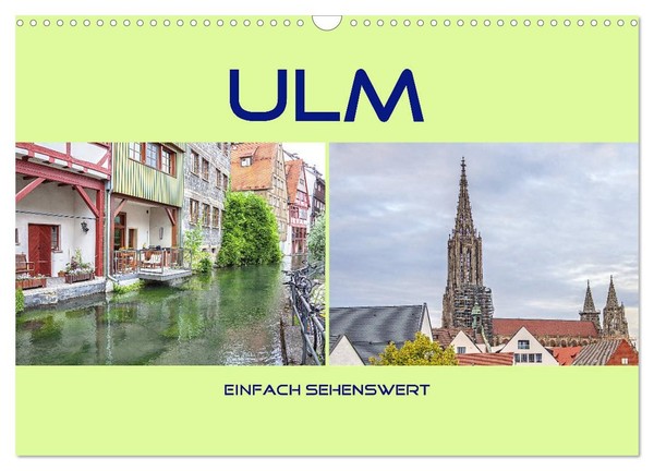 "Calendar 2027 · US Version · Ulm - Simply Worth Seeing (Wall Calendar 2027 17\" ×"-image