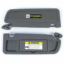 Pair Sun Visor Dark Gray Visor Set For 2006-2011 Honda Civic Visors A