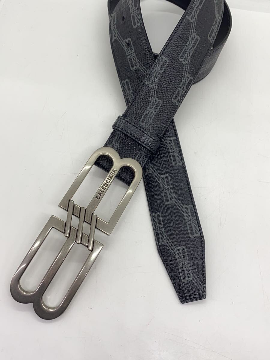 BALENCIAGA BB Signature Monogram Belt BB Signature Buckle BALENCIAGA BB Signature Monogram Belt BB Signature Buckle