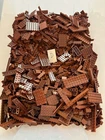 LEGO Bulk lot 4 lbs pounds clean Brown bricks blocks pieces #D Star Wars western
