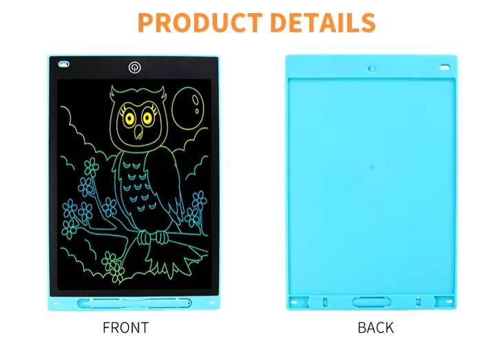 12" LCD Schreibtablett buntes elektronisches Zeichenbrett Bildung Geschenk für Kinder - Bild 3 von 4