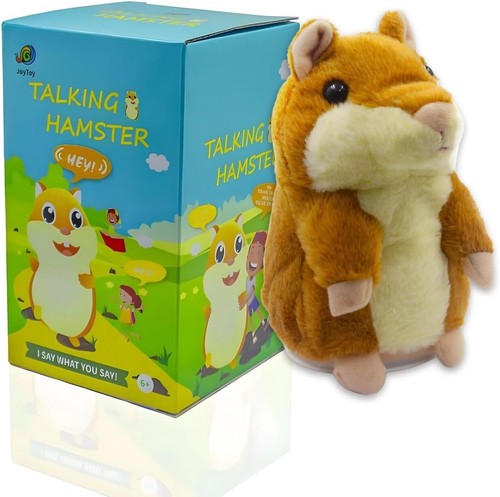 Talking Hamster Repeats What You Say Plush Animal Toy Electronic Hamster