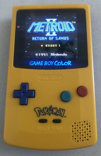 Nintendo Gameboy Color Colour Game Boy Q5 IPS Super Retro Pixel Pokémon Edition - Picture 4 of 18