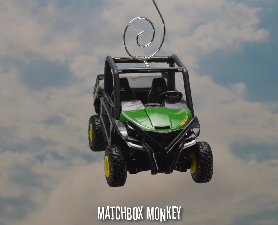 John Deere ATV 4x4 Gator RSX 860i Christmas Ornament 1/32 Rhino Honda Polaris - Image 3 of 4