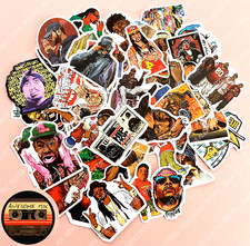 50 Rappers Rap Hip Hop Artists Stickers - Scrapbook, Laptop, Consoles, Books