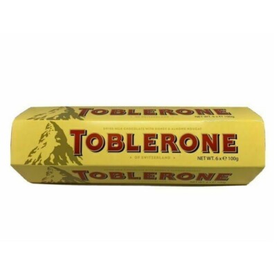 Toblerone Swiss Milk Chocolate Delicious Snack Pantry Honey Almond Nougat 6x100g