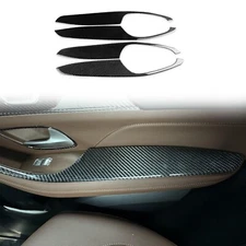 For Benz GLE W167 2019-2024 Carbon Fiber Interior Door Armrest Box Panel Cover