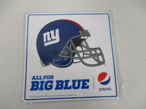VTG NEW YORK GIANTS "ALL FOR BIG BLUE" PEPSI METLIFE STADIUM GIVE AWAY MAGNET - Zdjęcie 1 z 2