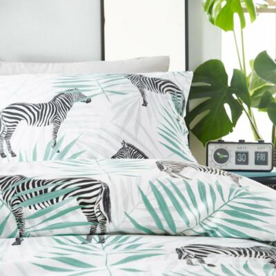 jungle print duvet set