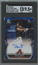 2023 Bowman Chrome DRUW JONES Blue Lunar Auto #'d 150 SGC 9.5 Diamondbacks BL1