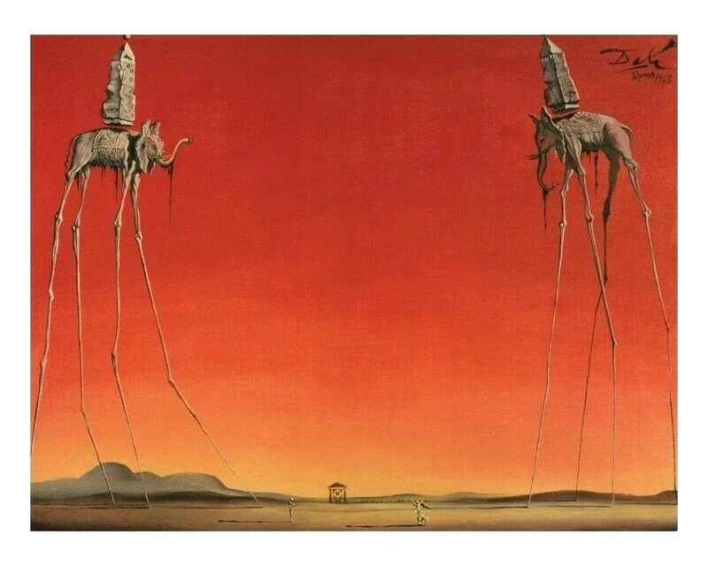 Salvador Dalí Pop Art afiches y grabados de decoración para el Hogar