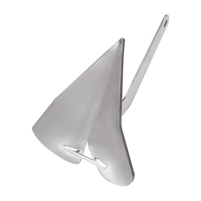Delta Style Wing Anchor 43 Lb / 19.5Kg Stainless Steel Boat Anchor 35-50 FT Boat