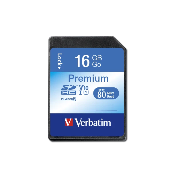 Verbatim Premium U1 SD Card V10 SDXC Memory Card 16GB 32GB 64GB 128GB 256GB - Image 3 of 4