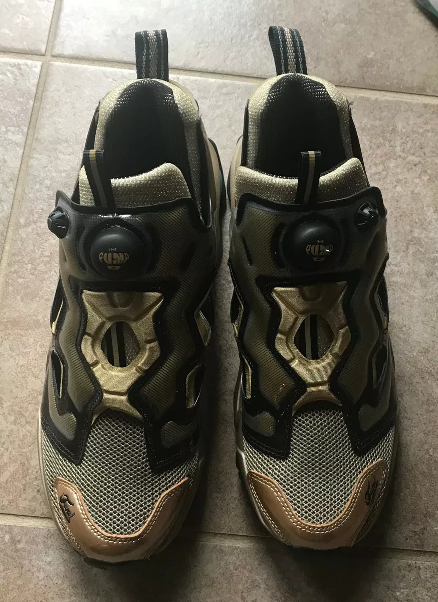 Reebok Instapump Fury Millennium Metallic Bronze Sleek Metal Black DV4601 sz 8 eBay