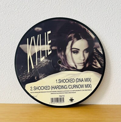 Kylie Minogue / Shocked 1991 UK Picture Disc PWL Records PWLP 81