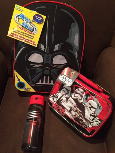 STAR WARS BACKPACK DARTH VADER LIGHTS 
