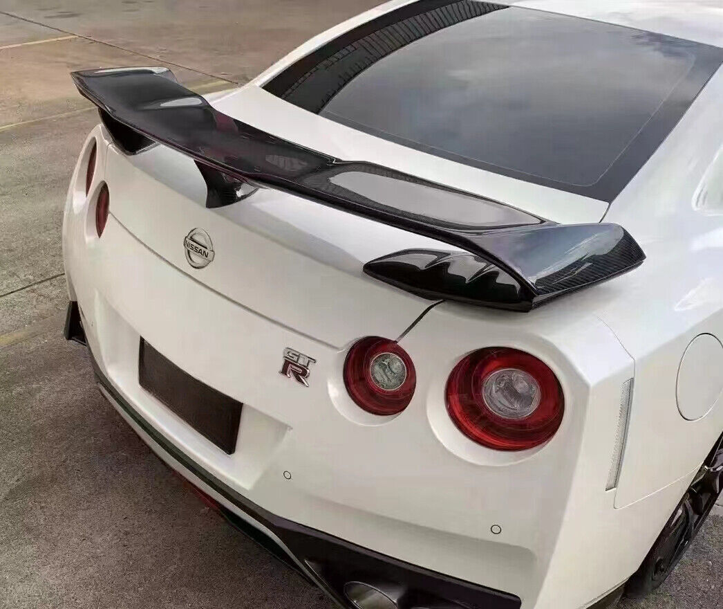 For Nissan GTR R35 08-20 CBA DBA Carbon Fiber Rear Trunk Spoiler